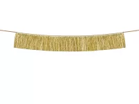 Zlatý party závěs 135 x 20 cm