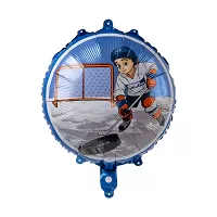 Foliový balonek kruh - Hokejista 45 cm