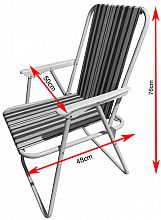 Skládací campingové křeslo C2/4